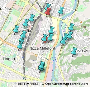 Mappa Via Genova, 10100 Torino TO, Italia (1.0055)