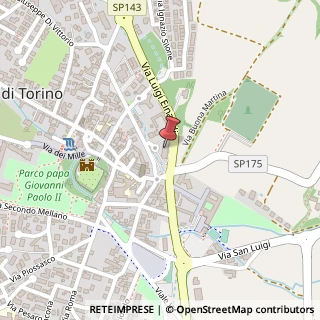 Mappa Via Candido Canonico Balma, 39/3, 10040 Rivalta di Torino, Torino (Piemonte)