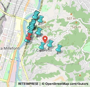 Mappa Strada Comunale di Cavoretto, 10133 Torino TO, Italia (0.7645)