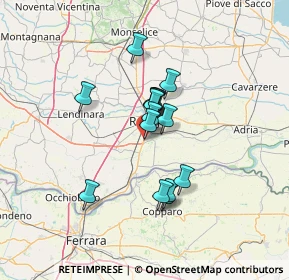 Mappa 45030 Borsea RO, Italia (9.42625)