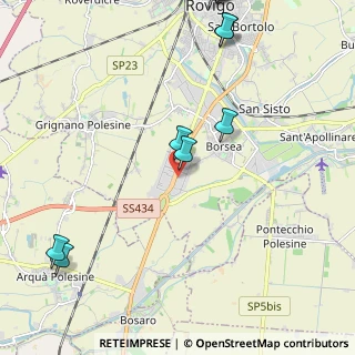 Mappa 45030 Borsea RO, Italia (3.58222)