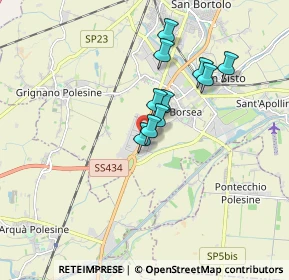 Mappa 45030 Borsea RO, Italia (1.59455)