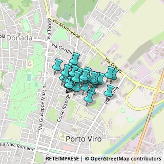 Mappa Via XXV Aprile, 45014 Porto Viro RO, Italia (0.21034)