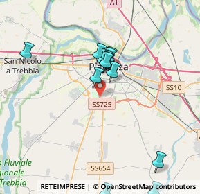 Mappa Via Carlo Cattaneo, 29122 Piacenza PC, Italia (4.08429)