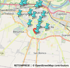 Mappa Via Carlo Cattaneo, 29122 Piacenza PC, Italia (1.90692)