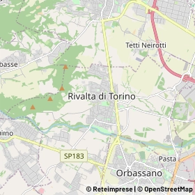 Mappa Rivalta di Torino