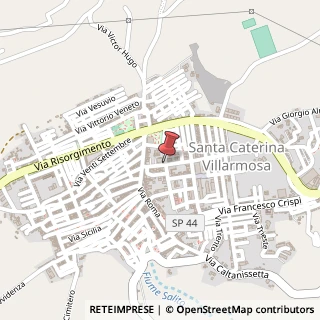 Mappa Viale m. capra 14, 93018 Santa Caterina Villarmosa, Caltanissetta (Sicilia)