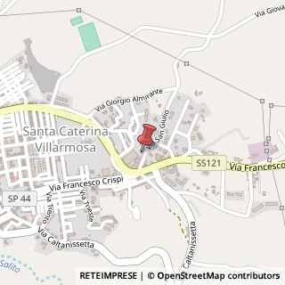 Mappa Via s.giulio 1, 93018 Santa Caterina Villarmosa, Caltanissetta (Sicilia)