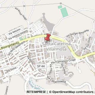 Mappa Via Stalingrado, 11, 93018 Santa Caterina Villarmosa, Caltanissetta (Sicilia)