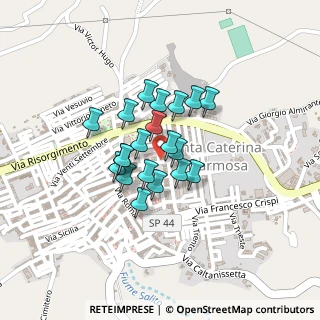 Mappa Via N. Sauro, 93018 Santa Caterina Villarmosa CL, Italia (0.16)
