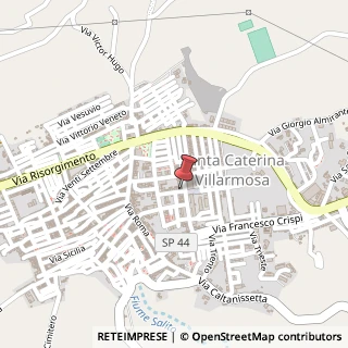 Mappa Via John F. Kennedy, 10, 93108 Santa Caterina Villarmosa, Caltanissetta (Sicilia)