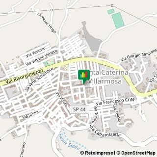 Mappa Via John F. Kennedy, 10, 93108 Santa Caterina Villarmosa, Caltanissetta (Sicilia)