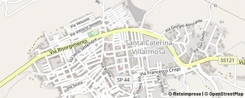 Mappa Santa Caterina Villarmosa