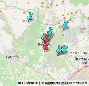 Mappa Via Nino Martoglio, 95032 Belpasso CT, Italia (2.42727)