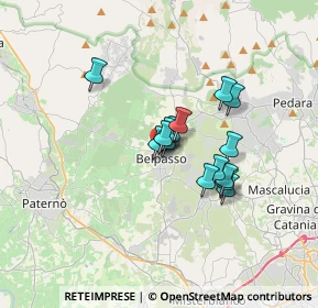 Mappa Via Nino Martoglio, 95032 Belpasso CT, Italia (2.63133)