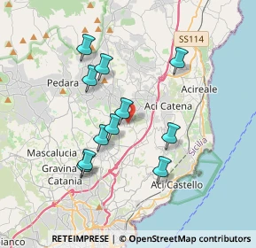 Mappa Via Cerza Grossa, 95020 Aci Bonaccorsi CT, Italia (3.61)