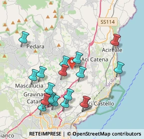 Mappa Via Cerza Grossa, 95020 Aci Bonaccorsi CT, Italia (4.51833)