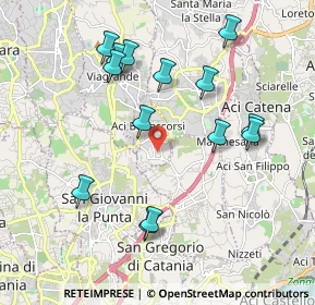 Mappa Via Cerza Grossa, 95020 Aci Bonaccorsi CT, Italia (2.27357)
