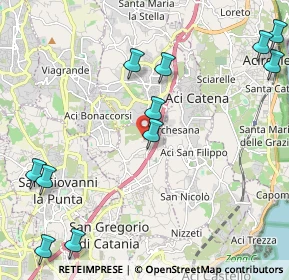 Mappa Via Giovanni Buttà, 95028 Maugeri CT, Italia (3.08273)