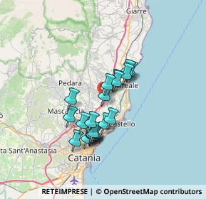 Mappa Via Giovanni Buttà, 95028 Maugeri CT, Italia (5.94)