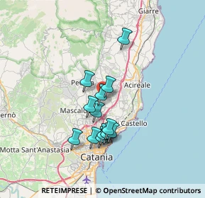 Mappa Via per Aci Bonaccorsi, 95037 San Giovanni La Punta CT, Italia (6.27846)