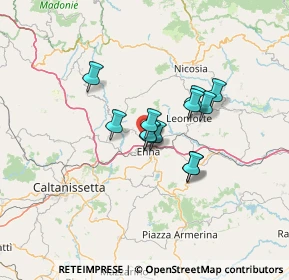 Mappa Via Maddalena II, 94010 Calascibetta EN, Italia (9.99833)