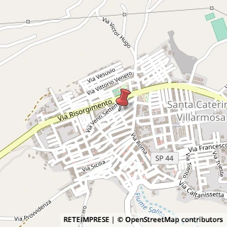 Mappa Via Bellini, 23, 93018 Santa Caterina Villarmosa, Caltanissetta (Sicilia)