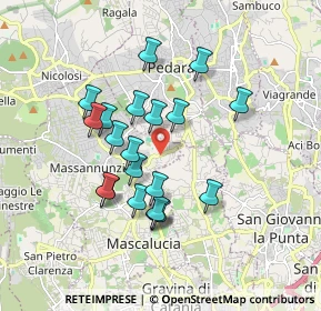 Mappa Via Marettino, 95030 Mascalucia CT, Italia (1.7325)