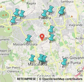 Mappa Via Marettino, 95030 Mascalucia CT, Italia (2.57733)