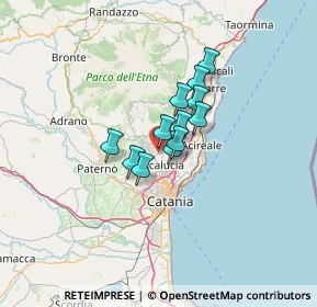 Mappa Via Marettino, 95030 Mascalucia CT, Italia (8.45)