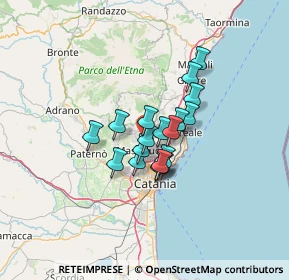 Mappa Via Marettino, 95030 Mascalucia CT, Italia (9.35389)