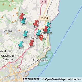 Mappa Via Serra, 95024 Acireale CT, Italia (3.48727)
