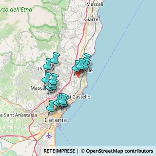 Mappa Via Serra, 95024 Acireale CT, Italia (6.98813)
