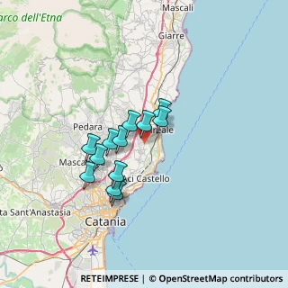 Mappa Via Cervino, 95024 Acireale CT, Italia (5.815)