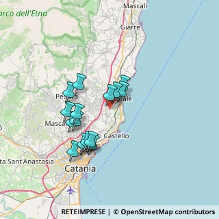 Mappa Via Cervino, 95024 Acireale CT, Italia (6.815)