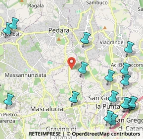 Mappa Via Francicanava, 95030 Tremestieri etneo CT, Italia (3.47059)