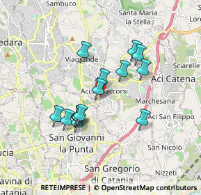 Mappa Via Nino Martoglio, 95020 Aci Bonaccorsi CT, Italia (1.64429)