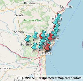 Mappa Via Luigi Rizzo, 95030 Mascalucia CT, Italia (9.51611)