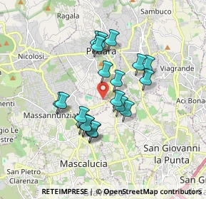 Mappa Via Vecchia Pino, 95030 Mascalucia CT, Italia (1.623)