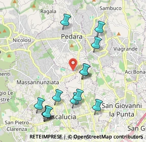 Mappa Via Vecchia Pino, 95030 Mascalucia CT, Italia (2.43308)