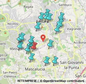 Mappa Via Vecchia Pino, 95030 Mascalucia CT, Italia (2.0225)