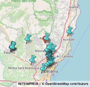 Mappa Via Vecchia Pino, 95030 Mascalucia CT, Italia (8.3925)