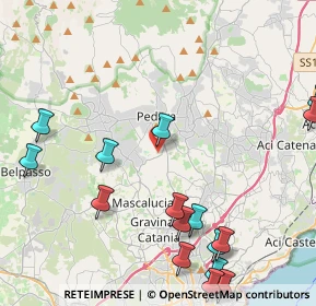 Mappa Via Vecchia Pino, 95030 Mascalucia CT, Italia (6.30625)