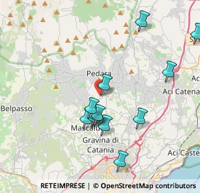 Mappa Via Vecchia Pino, 95030 Mascalucia CT, Italia (4.20667)