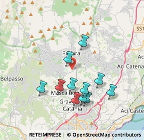 Mappa Via Vecchia Pino, 95030 Mascalucia CT, Italia (3.81364)