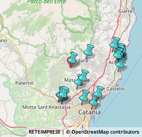 Mappa Via fratelli Induno, 95030 Mascalucia CT, Italia (9.278)