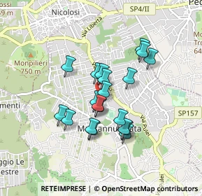 Mappa Via fratelli Induno, 95030 Mascalucia CT, Italia (0.7535)