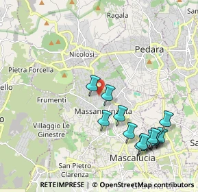 Mappa Via fratelli Induno, 95030 Mascalucia CT, Italia (2.52154)