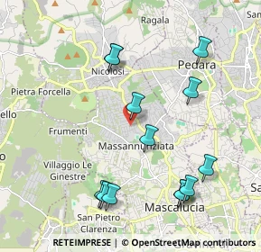 Mappa Via fratelli Induno, 95030 Mascalucia CT, Italia (2.44308)