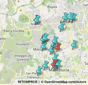 Mappa Via fratelli Induno, 95030 Mascalucia CT, Italia (2.0835)